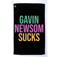 Gavin Newsom Sucks Golf Towel