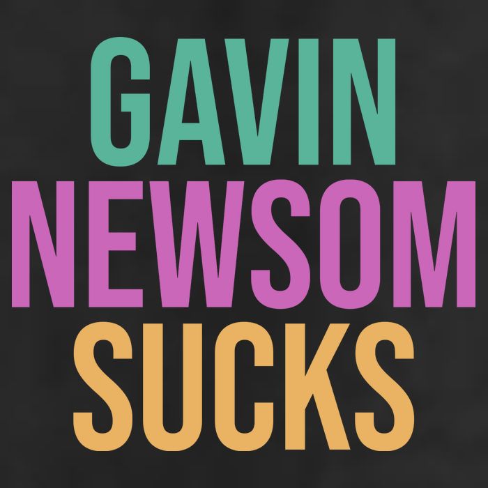 Gavin Newsom Sucks Golf Towel