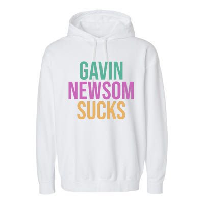 Gavin Newsom Sucks Garment-Dyed Fleece Hoodie