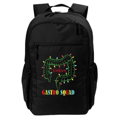 Gastro Nurse Squad Funny Christmas Lights Gastroenterologist Backpack