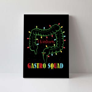 Gastro Nurse Squad Funny Christmas Lights Gastroenterologist Canvas