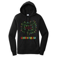 Gastro Nurse Squad Funny Christmas Lights Gastroenterologist Women's Pullover Hoodie