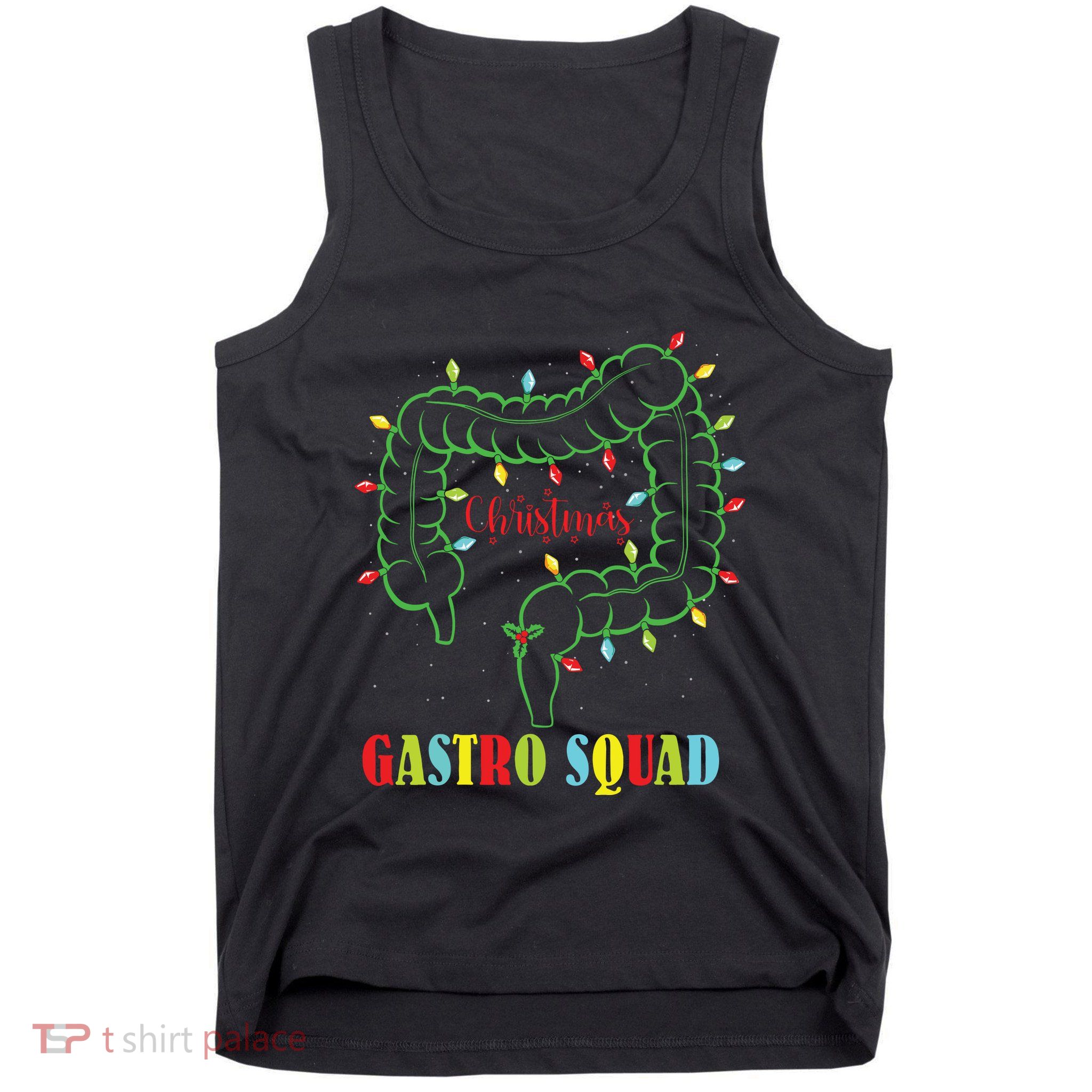 Gastro Nurse Squad Funny Christmas Lights Gastroenterologist Tank Top