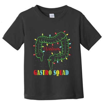 Gastro Nurse Squad Funny Christmas Lights Gastroenterologist Toddler T-Shirt