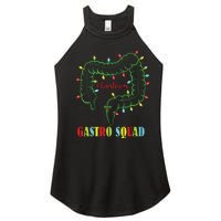 Gastro Nurse Squad Funny Christmas Lights Gastroenterologist Women's Perfect Tri Rocker Tank