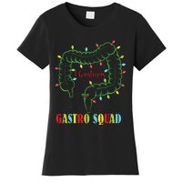 Gastro Nurse Squad Funny Christmas Lights Gastroenterologist Women's T-Shirt