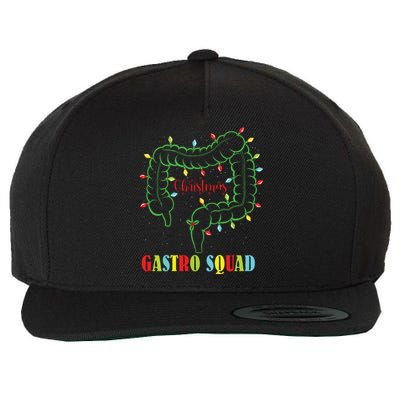 Gastro Nurse Squad Funny Christmas Lights Gastroenterologist Wool Snapback Cap