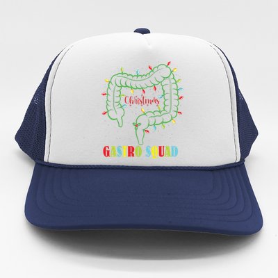 Gastro Nurse Squad Funny Christmas Lights Gastroenterologist Trucker Hat