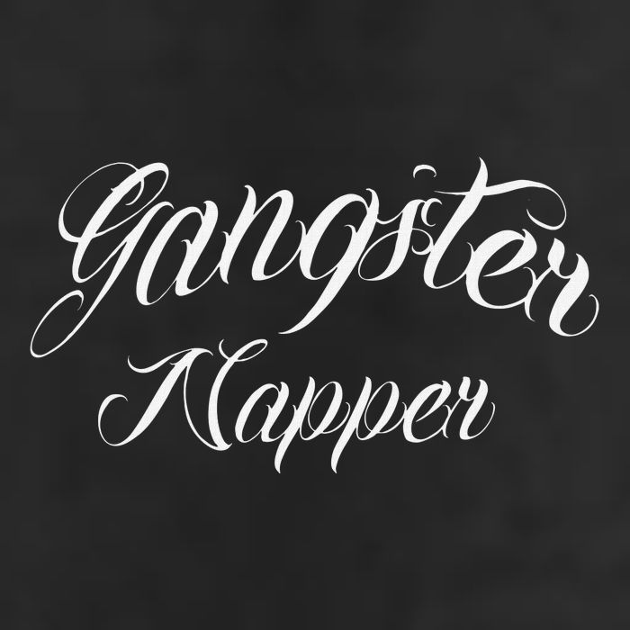Gangster Napper Sleeping Sllep Baby Children 7 Panel Mesh Trucker Snapback Hat
