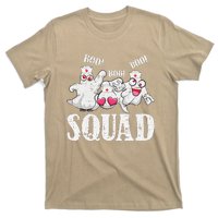 Ghost Nurse Squad Lazy Halloween Costume Funny Boo Ghoul RN T-Shirt