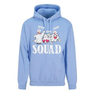 Ghost Nurse Squad Lazy Halloween Costume Funny Boo Ghoul RN Unisex Surf Hoodie