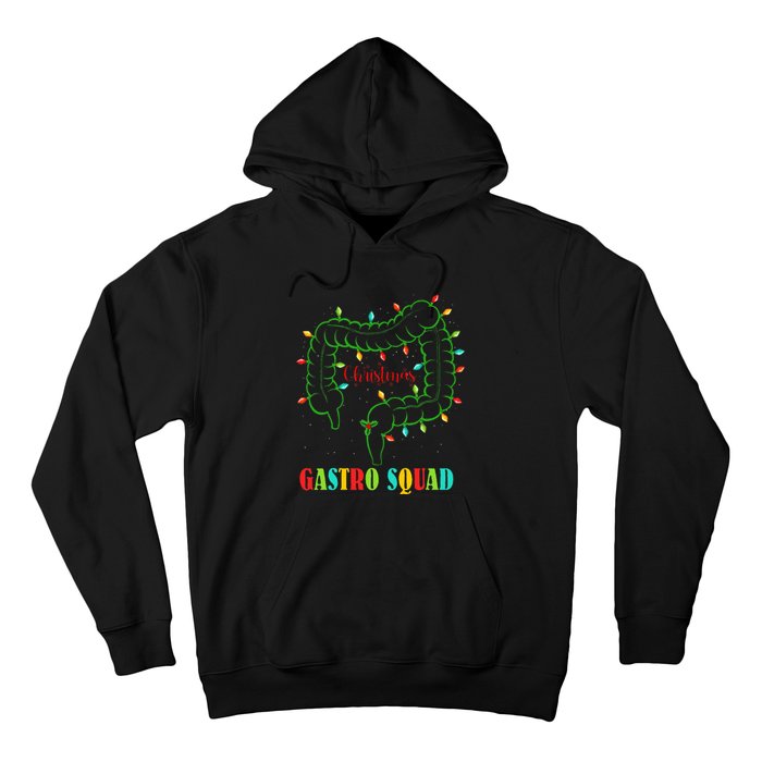 Gastro Nurse Squad Funny Christmas Lights Gastroenterologist  Hoodie