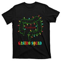 Gastro Nurse Squad Funny Christmas Lights Gastroenterologist  T-Shirt