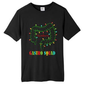 Gastro Nurse Squad Funny Christmas Lights Gastroenterologist  Tall Fusion ChromaSoft Performance T-Shirt