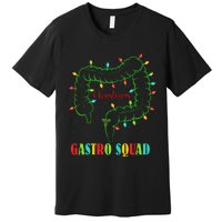 Gastro Nurse Squad Funny Christmas Lights Gastroenterologist  Premium T-Shirt