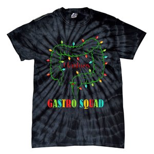 Gastro Nurse Squad Funny Christmas Lights Gastroenterologist  Tie-Dye T-Shirt