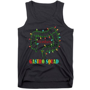 Gastro Nurse Squad Funny Christmas Lights Gastroenterologist  Tank Top