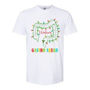 Gastro Nurse Squad Funny Christmas Lights Gastroenterologist  Softstyle CVC T-Shirt