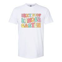 Groovy Next Stop Kindergarten Preschool Graduation  Softstyle CVC T-Shirt