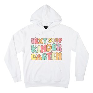 Groovy Next Stop Kindergarten Preschool Graduation  Hoodie