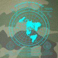 Gleasons New Standard Map Of The World Flat Earth Legacy Tie Dye Trucker Hat