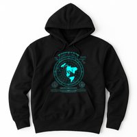 Gleasons New Standard Map Of The World Flat Earth Hoodie