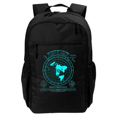 Gleasons New Standard Map Of The World Flat Earth Daily Commute Backpack