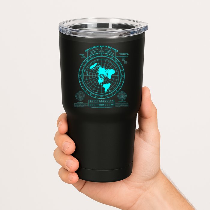 Gleasons New Standard Map Of The World Flat Earth Tumbler