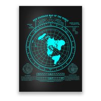 Gleasons New Standard Map Of The World Flat Earth Poster