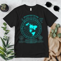 Gleasons New Standard Map Of The World Flat Earth Premium T-Shirt