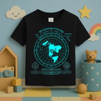 Gleasons New Standard Map Of The World Flat Earth Toddler T-Shirt