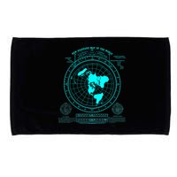Gleasons New Standard Map Of The World Flat Earth Microfiber Hand Towel