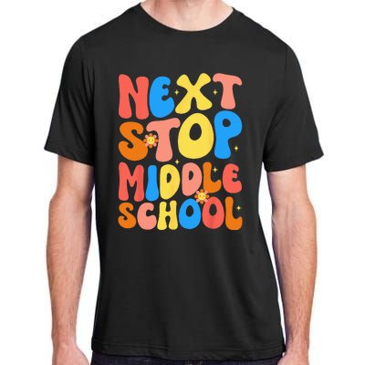 Groovy Next Stop Middle School Elementary School Graduation Adult ChromaSoft Performance T-Shirt