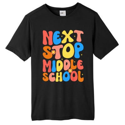 Groovy Next Stop Middle School Elementary School Graduation Tall Fusion ChromaSoft Performance T-Shirt