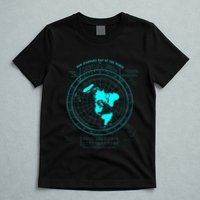 GleasonS New Standard Map Of The World Flat Earth T-Shirt