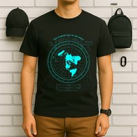 GleasonS New Standard Map Of The World Flat Earth T-Shirt