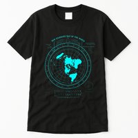 GleasonS New Standard Map Of The World Flat Earth Tall T-Shirt