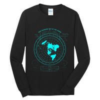 GleasonS New Standard Map Of The World Flat Earth Tall Long Sleeve T-Shirt