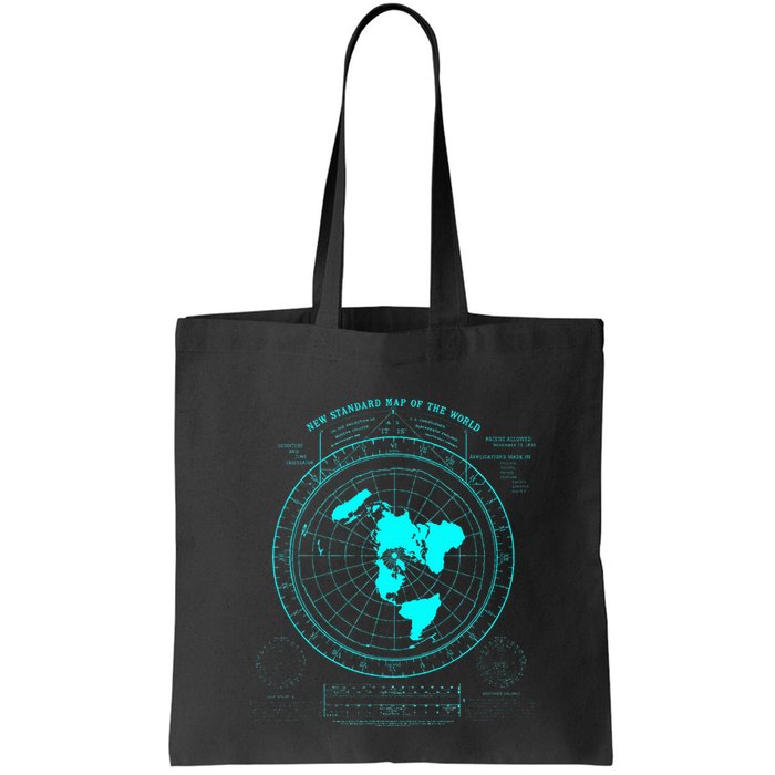 GleasonS New Standard Map Of The World Flat Earth Bag