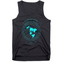 GleasonS New Standard Map Of The World Flat Earth Tank Top