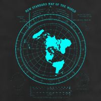 GleasonS New Standard Map Of The World Flat Earth Golf Towel