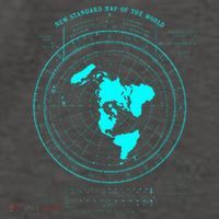 GleasonS New Standard Map Of The World Flat Earth Vector Backpack