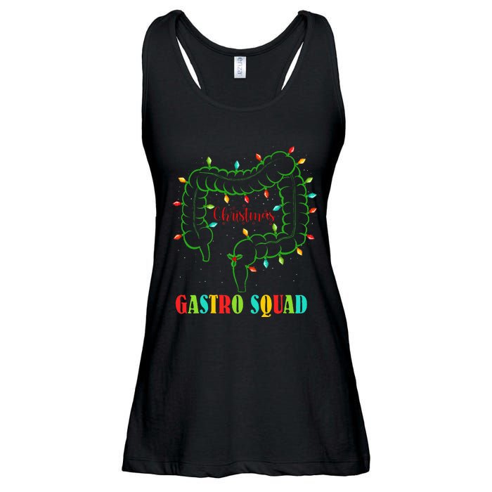 Gastro Nurse Squad Funny Christmas Lights Gastroenterologist Ladies Essential Flowy Tank