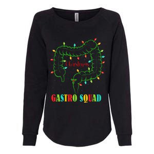 Gastro Nurse Squad Funny Christmas Lights Gastroenterologist Womens California Wash Sweatshirt