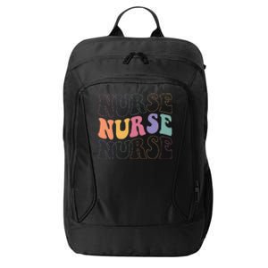 Groovy Nurse  School Nurse RN ICU ER Pediatric City Backpack