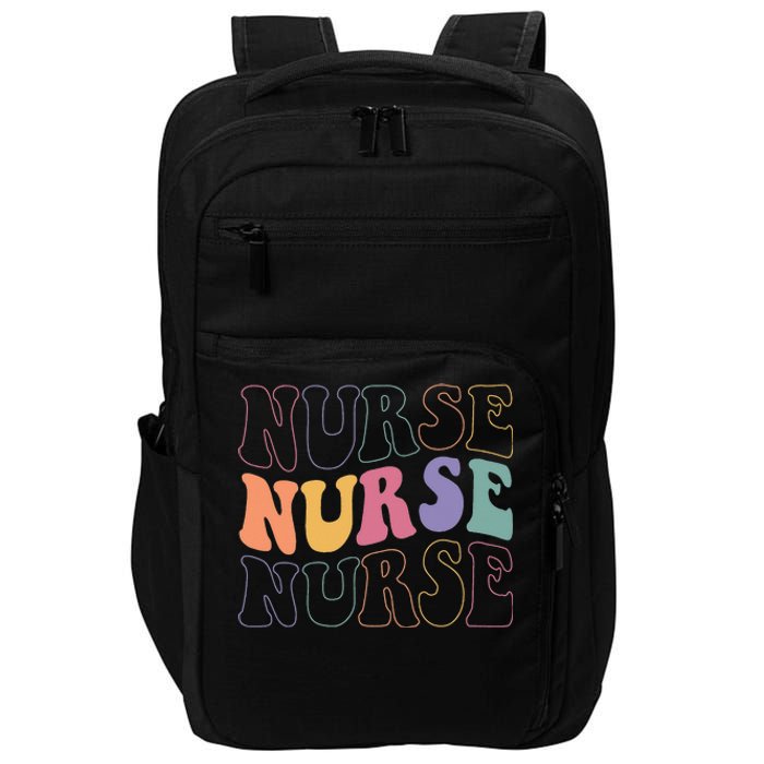 Groovy Nurse  School Nurse RN ICU ER Pediatric Impact Tech Backpack