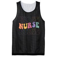 Groovy Nurse  School Nurse RN ICU ER Pediatric Mesh Reversible Basketball Jersey Tank