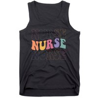 Groovy Nurse  School Nurse RN ICU ER Pediatric Tank Top