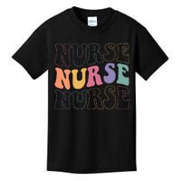 Groovy Nurse  School Nurse RN ICU ER Pediatric Kids T-Shirt