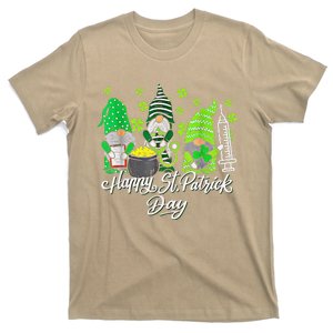 Gnome Nurses Saint Pattys Scrub Nurse St Patricks Day T-Shirt